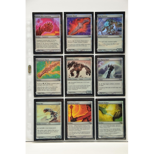 256 - COMPLETE MAGIC THE GATHERING: MIRRODIN FOIL SET, all cards are present, genuine and are all in excel... 