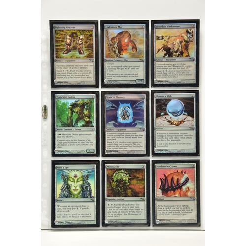 256 - COMPLETE MAGIC THE GATHERING: MIRRODIN FOIL SET, all cards are present, genuine and are all in excel... 