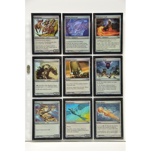 256 - COMPLETE MAGIC THE GATHERING: MIRRODIN FOIL SET, all cards are present, genuine and are all in excel... 