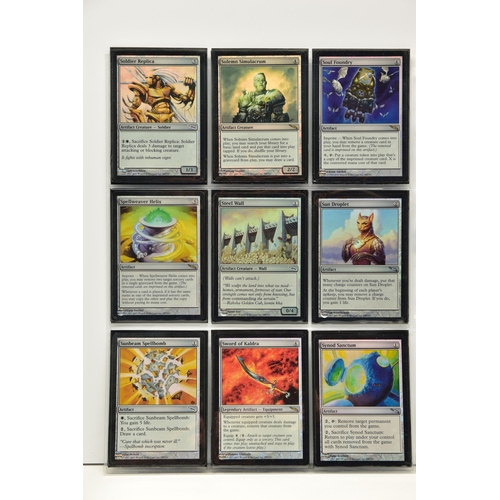 256 - COMPLETE MAGIC THE GATHERING: MIRRODIN FOIL SET, all cards are present, genuine and are all in excel... 