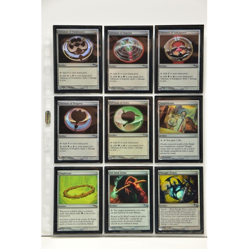 256 - COMPLETE MAGIC THE GATHERING: MIRRODIN FOIL SET, all cards are present, genuine and are all in excel... 