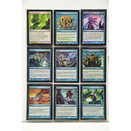 256 - COMPLETE MAGIC THE GATHERING: MIRRODIN FOIL SET, all cards are present, genuine and are all in excel... 