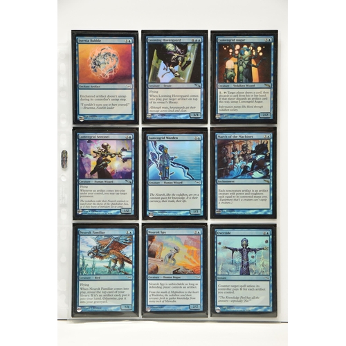 256 - COMPLETE MAGIC THE GATHERING: MIRRODIN FOIL SET, all cards are present, genuine and are all in excel... 