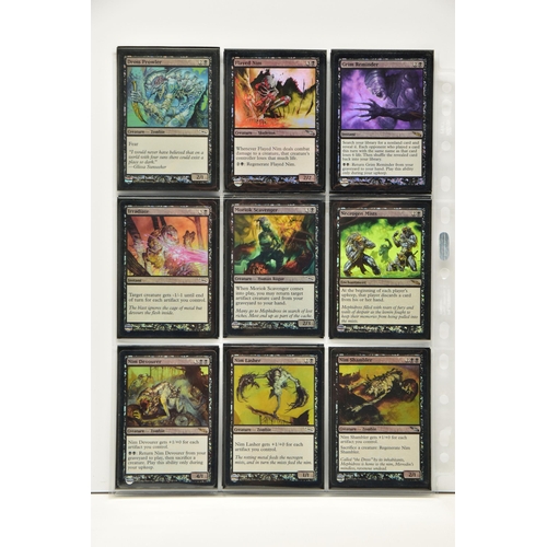 256 - COMPLETE MAGIC THE GATHERING: MIRRODIN FOIL SET, all cards are present, genuine and are all in excel... 