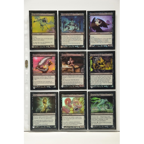 256 - COMPLETE MAGIC THE GATHERING: MIRRODIN FOIL SET, all cards are present, genuine and are all in excel... 