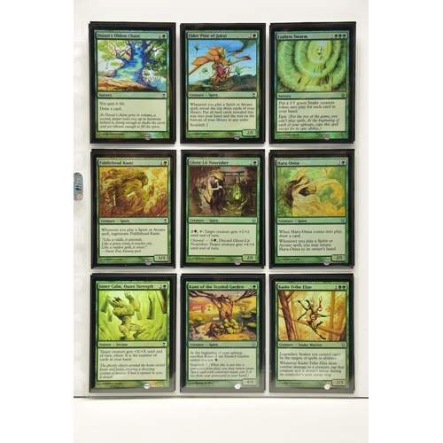 259 - COMPLETE MAGIC THE GATHERING: SAVIOURS OF KAMIGAWA FOIL SET, all cards are present, genuine and are ... 