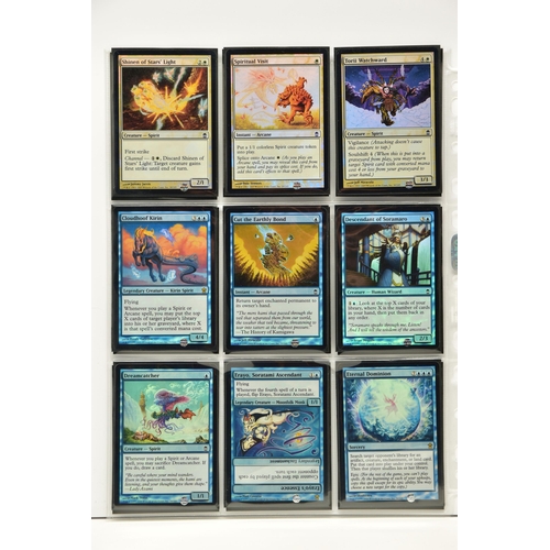 259 - COMPLETE MAGIC THE GATHERING: SAVIOURS OF KAMIGAWA FOIL SET, all cards are present, genuine and are ... 