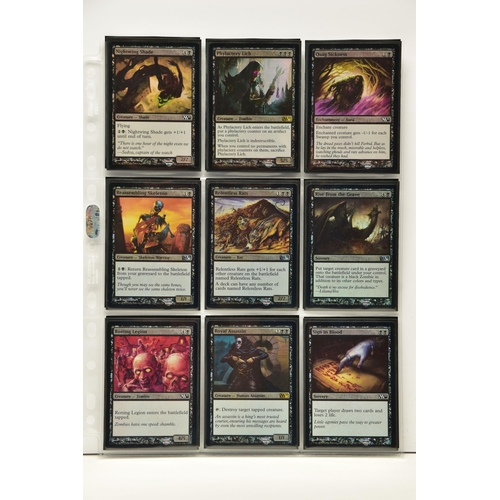 260 - COMPLETE MAGIC THE GATHERING: MAGIC 2011 FOIL SET, all cards are present, genuine and are all in min... 