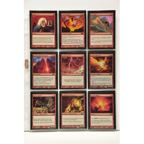 260 - COMPLETE MAGIC THE GATHERING: MAGIC 2011 FOIL SET, all cards are present, genuine and are all in min... 