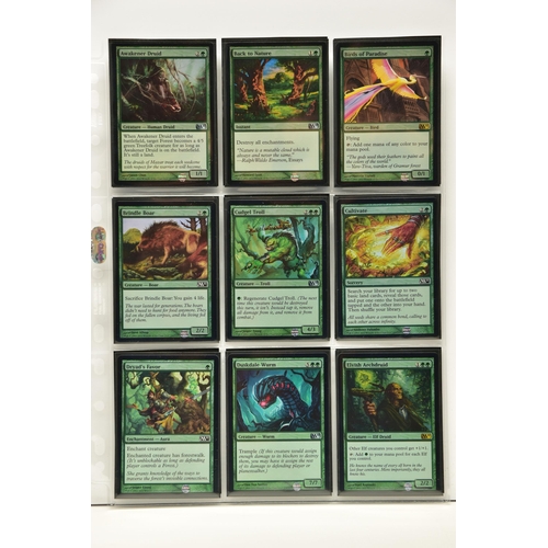 260 - COMPLETE MAGIC THE GATHERING: MAGIC 2011 FOIL SET, all cards are present, genuine and are all in min... 