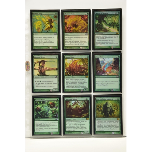 260 - COMPLETE MAGIC THE GATHERING: MAGIC 2011 FOIL SET, all cards are present, genuine and are all in min... 