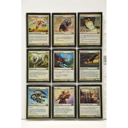 260 - COMPLETE MAGIC THE GATHERING: MAGIC 2011 FOIL SET, all cards are present, genuine and are all in min... 