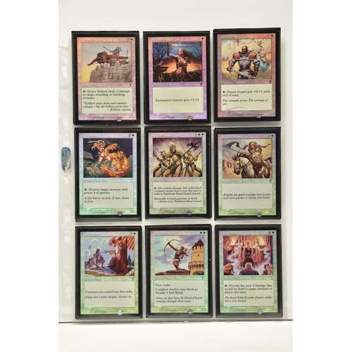 261 - COMPLETE MAGIC THE GATHERING: SEVENTH EDITION FOIL SET, all cards are present, genuine and are all i... 