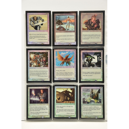 261 - COMPLETE MAGIC THE GATHERING: SEVENTH EDITION FOIL SET, all cards are present, genuine and are all i... 