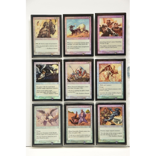 261 - COMPLETE MAGIC THE GATHERING: SEVENTH EDITION FOIL SET, all cards are present, genuine and are all i... 