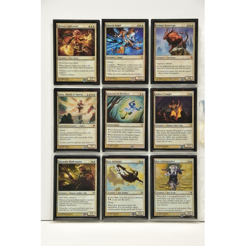 263 - COMPLETE MAGIC THE GATHERING: ZENDIKAR FOIL SET, all cards are present, genuine and are all in near ... 