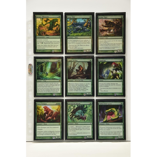 263 - COMPLETE MAGIC THE GATHERING: ZENDIKAR FOIL SET, all cards are present, genuine and are all in near ... 