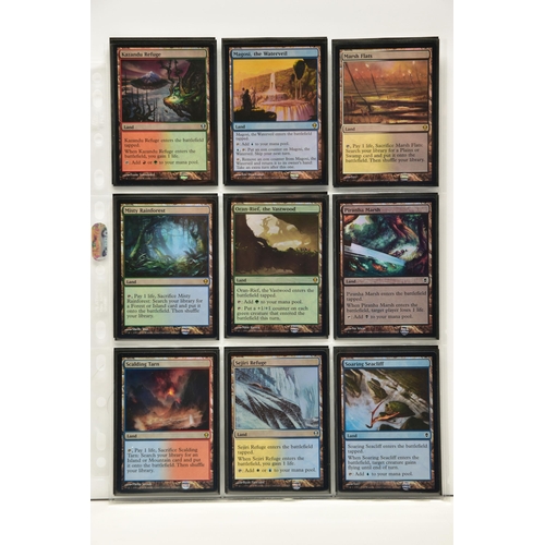 263 - COMPLETE MAGIC THE GATHERING: ZENDIKAR FOIL SET, all cards are present, genuine and are all in near ... 