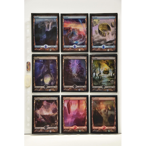 263 - COMPLETE MAGIC THE GATHERING: ZENDIKAR FOIL SET, all cards are present, genuine and are all in near ... 