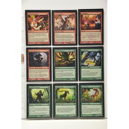 265 - COMPLETE MAGIC THE GATHERING: RETURN TO RAVNICA FOIL SET, all cards are present, genuine and are all... 