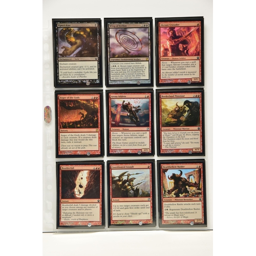 268 - COMPLETE MAGIC THE GATHERING: THEROS FOIL SET, all cards are present, genuine and are all in near mi... 