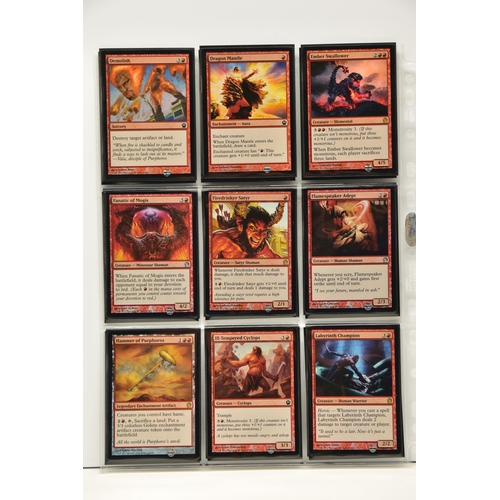 268 - COMPLETE MAGIC THE GATHERING: THEROS FOIL SET, all cards are present, genuine and are all in near mi... 