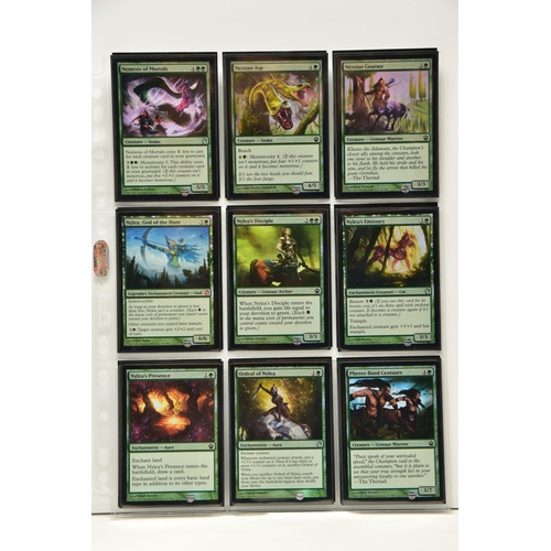 268 - COMPLETE MAGIC THE GATHERING: THEROS FOIL SET, all cards are present, genuine and are all in near mi... 