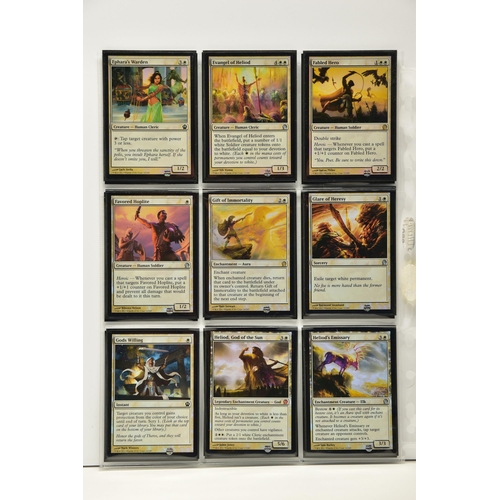 268 - COMPLETE MAGIC THE GATHERING: THEROS FOIL SET, all cards are present, genuine and are all in near mi... 