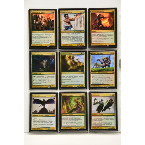 268 - COMPLETE MAGIC THE GATHERING: THEROS FOIL SET, all cards are present, genuine and are all in near mi... 