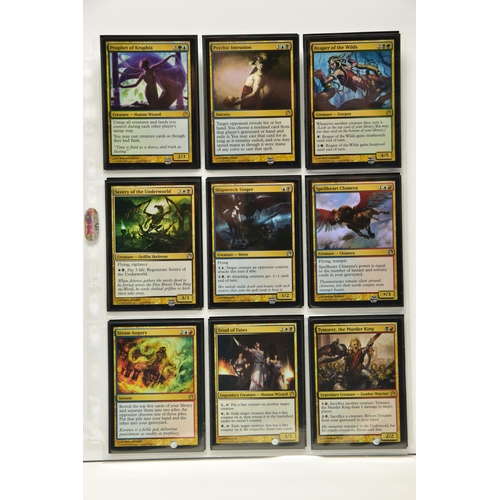 268 - COMPLETE MAGIC THE GATHERING: THEROS FOIL SET, all cards are present, genuine and are all in near mi... 