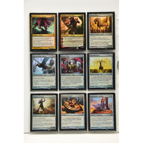 268 - COMPLETE MAGIC THE GATHERING: THEROS FOIL SET, all cards are present, genuine and are all in near mi... 