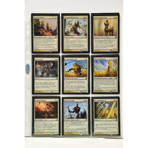 268 - COMPLETE MAGIC THE GATHERING: THEROS FOIL SET, all cards are present, genuine and are all in near mi... 