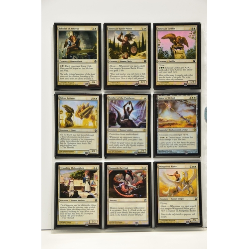 268 - COMPLETE MAGIC THE GATHERING: THEROS FOIL SET, all cards are present, genuine and are all in near mi... 