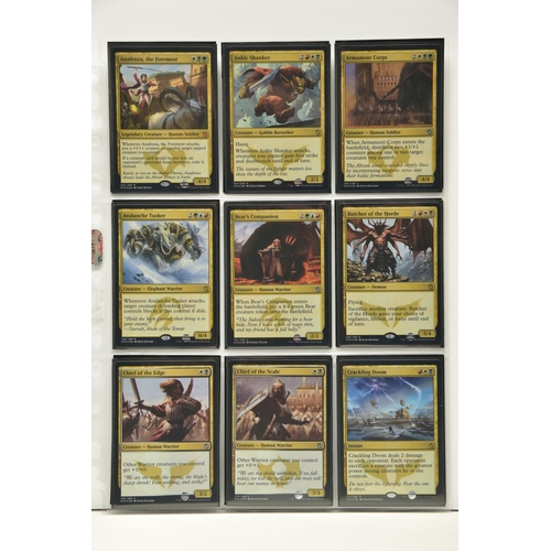 270 - COMPLETE MAGIC THE GATHERING: KHANS OF TARKIR FOIL SET, all cards are present, genuine and are all i... 