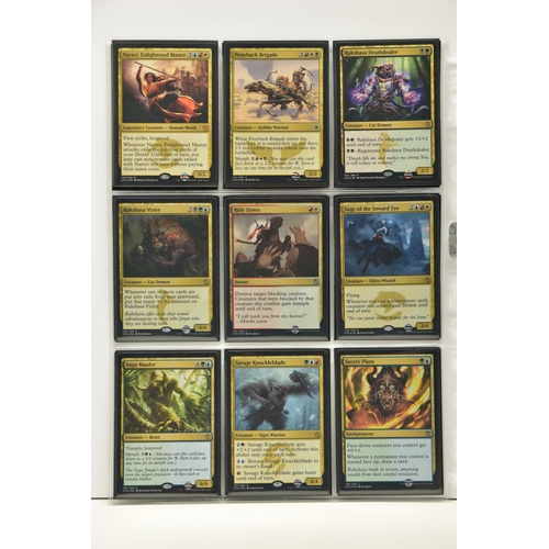 270 - COMPLETE MAGIC THE GATHERING: KHANS OF TARKIR FOIL SET, all cards are present, genuine and are all i... 