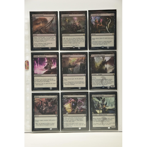 272 - COMPLETE MAGIC THE GATHERING: DRAGONS OF TARKIR FOIL SET, all cards are present, genuine and are all... 