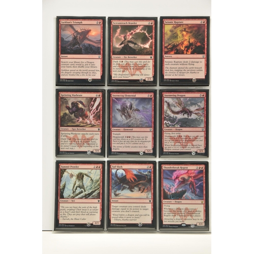 272 - COMPLETE MAGIC THE GATHERING: DRAGONS OF TARKIR FOIL SET, all cards are present, genuine and are all... 