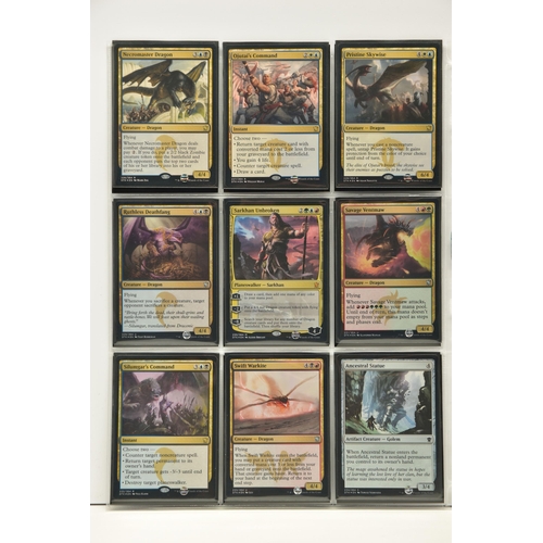 272 - COMPLETE MAGIC THE GATHERING: DRAGONS OF TARKIR FOIL SET, all cards are present, genuine and are all... 