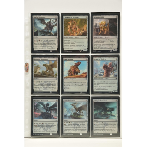 272 - COMPLETE MAGIC THE GATHERING: DRAGONS OF TARKIR FOIL SET, all cards are present, genuine and are all... 