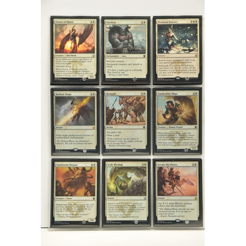 272 - COMPLETE MAGIC THE GATHERING: DRAGONS OF TARKIR FOIL SET, all cards are present, genuine and are all... 