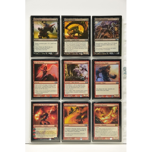 273 - COMPLETE MAGIC THE GATHERING: MAGIC 2012 FOIL SET, all cards are present, genuine and are all in exc... 