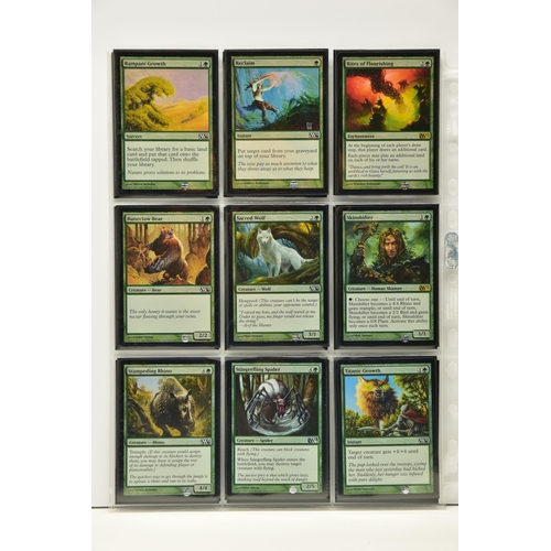 273 - COMPLETE MAGIC THE GATHERING: MAGIC 2012 FOIL SET, all cards are present, genuine and are all in exc... 