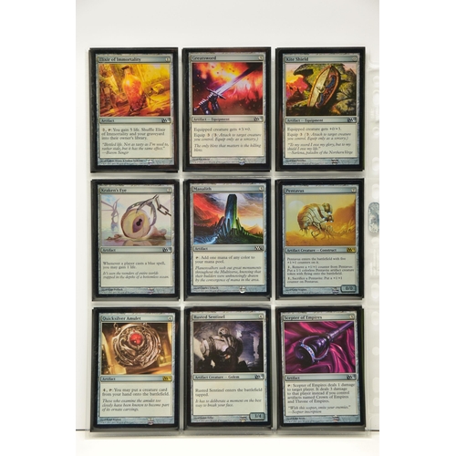 273 - COMPLETE MAGIC THE GATHERING: MAGIC 2012 FOIL SET, all cards are present, genuine and are all in exc... 