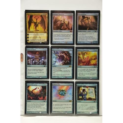 274 - COMPLETE MAGIC THE GATHERING: MAGIC 2013 FOIL SET, all cards are present, genuine and are all in exc... 