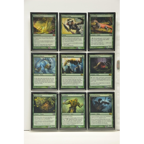 275 - COMPLETE MAGIC THE GATHERING: MAGIC 2014 FOIL SET, all cards are present, genuine and are all in nea... 