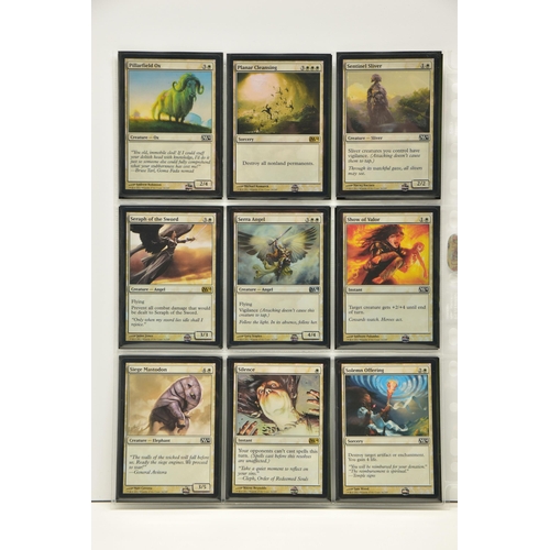 275 - COMPLETE MAGIC THE GATHERING: MAGIC 2014 FOIL SET, all cards are present, genuine and are all in nea... 