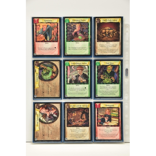 281 - COMPLETE HARRY POTTER BASE SET, all cards are present, genuine and are all in excellent to mint cond... 