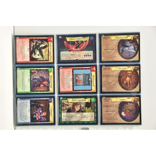 281 - COMPLETE HARRY POTTER BASE SET, all cards are present, genuine and are all in excellent to mint cond... 