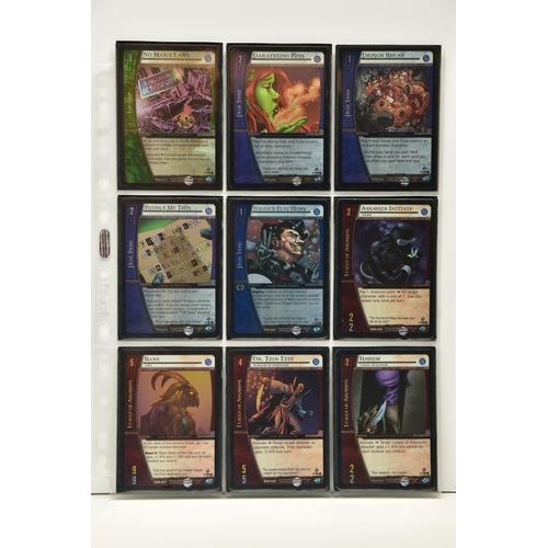 283 - COMPLETE VS. SYSTEM DC ORIGINS 1ST EDITION FOIL SET, all cards are present, genuine and are all in e... 