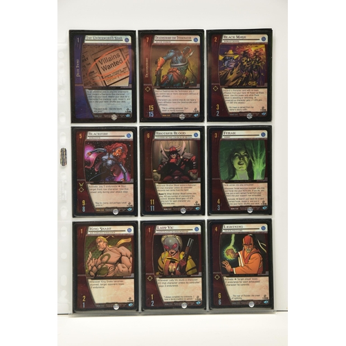 283 - COMPLETE VS. SYSTEM DC ORIGINS 1ST EDITION FOIL SET, all cards are present, genuine and are all in e... 